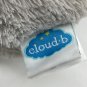 Cloud-B Dreamy Hugginz Gray Bunny Rabbit Plush White Ears Gold Stars Floppy