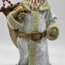 Clothique Possible Dreams Santa 1987 with White Robe & Bag of Toys 10''