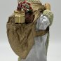 Clothique Possible Dreams Santa 1987 with White Robe & Bag of Toys 10''