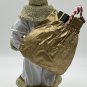 Clothique Possible Dreams Santa 1987 with White Robe & Bag of Toys 10''