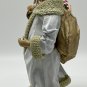 Clothique Possible Dreams Santa 1987 with White Robe & Bag of Toys 10''