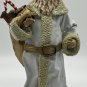 Clothique Possible Dreams Santa 1987 with White Robe & Bag of Toys 10''
