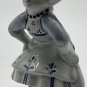 Vintage 1960s Delft White Blue Porcelain Dutch Girl Kissing Figurine Holland 5&acirc;��