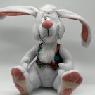 Nanco Looney Tunes White Bunny Rabbit Plush Warner Bros Colorful Vest 2002 RARE