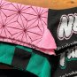 Demon Slayer 2 Pack - Nezuko & Tanjiro Character Pattern Anime Crew Socks