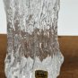 Vtg Crystal KOSTA BODA 7" Sunflower Ice Drip Candle Holder by GORAN WARFF