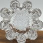 Vtg Crystal KOSTA BODA 7" Sunflower Ice Drip Candle Holder by GORAN WARFF