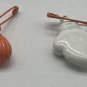 Vintage Halloween Ghost Jack O Lantern Pumpkin Charms Metal Enamel Pin Brooch
