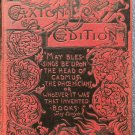 The Scottish Chiefs CAXTON EDITION Jane Porter (Donohue, Henneberry & Co.) 1889