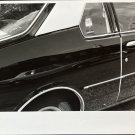 Vintage B&W Photo 1970s Chrysler Cordoba Rivier College Auto Armor 10” x 8”