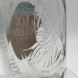 VINTAGE EMBOSSED GLASS LOG CABIN SYRUP BOTTLE METAL CAP BENJAMIN FRANKLIN