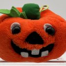 America Wego Vintage Stuffed Plush Pumpkin Halloween Jack-O-Lantern 6”