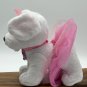 Disney Princess Style Trendy Puppy Plush White Dog Pink Crown and Tutu 7in Toy