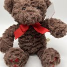 Brand New Dan Dee Collectors Choice Brown Teddy Bear Super Soft Heart Paws 13"
