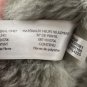 Animal Adventure Bunny Rabbit Plush Gray Pink Ribbon Stuffed Animal CLEAN!