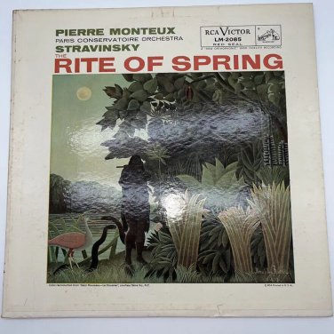RCA VICTOR LM-2085 MONTEUX Stravinsky Monteux The Rite Of Spring