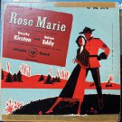 COLUMBIA 10 IN.1951 ALBUM MONO ML 2178 "ROSE MARIE" NELSON EDDY DOROTHY KIRSTEN