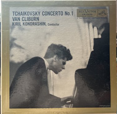 Van Cliburn Tchaikovsky Concerto No 1 Vinyl LP RCA Red Seal LSC-2252 1969