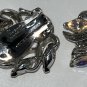 Vintage Crown Trifari Costume Rhinestone Bracelet Clip On Earring Set Signed 6&acirc;��