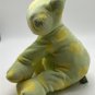 Kids Preferred Green Yelllow polka dot Frog Asthma allergy friendly 11" EUC