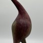 Hand Carved Wood Crane Egret Bird Statue Painted Sculpture Beach Decor 19&acirc;��
