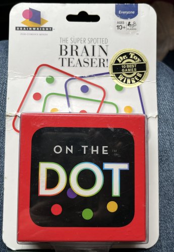 Brainwright ON THE DOT Super Spotted Brain Teaser Family Game! Sealed New