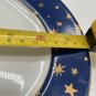 Galaxy Fine Porcelain By Sakura Cobalt Blue 14" Oval Platter with 14k Gold Star
