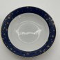 Galaxy by Sakura 9.5&acirc;�� Serving Bowl 14kt Gold Stars on Blue Fine Porcelain