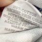 Cotton Napkins Chevron Stripes Navy Blue & White 4/pack