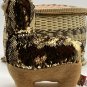 ADVENTURE PLANET Sequinimal LLAMA 9" Gold Sparkly Plush Stuffed CLEAN!