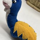 Imperial Toy Corporation Blue Yellow Turtle Dino Weighted Plush Stuffed 6”