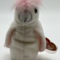 TY Beanie Babies KUKU the Cockatoo Bird Plush Beanbag Toy