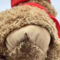 American Greeting Christmas Bear Puppet Card Holder 13" Soft Plush Animal
