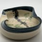 Ceramic Stoneware Vintage Small Bowl Signed Studio Pottery MCM Blue Beige Green