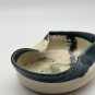 Ceramic Stoneware Vintage Small Bowl Signed Studio Pottery MCM Blue Beige Green