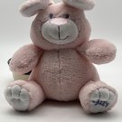 Kids II Suzy Pink Bunny Rabbit Peek a Boo Stuffed Animal Plush Ears Move