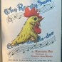 Vintage Children's Whitman Top Top Tales Book WHY ROOSTY SANG COCK-A-DOODLE-DOO!
