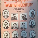 American Composers Of The Twentieth Century John W. Schaum 1969 Sheet Music