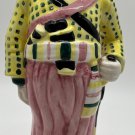 Vintage Sahara Hotel & Casino Las Vegas Menu/ Holder Statue Vase 10”