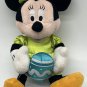 Disney Easter Minnie Mouse Stuffed Plush Doll Talks 10&acirc;�� Aqua Colored Easter Egg