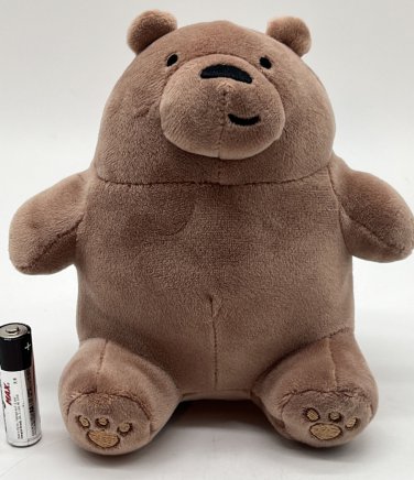 We Bare Bears Plush 7&acirc;�� Sitting Grizzly Bear Cartoon Network Toy Factory