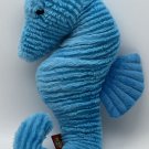 Adventure Planet Blue Seahorse Plush 17" inches Stuffed Animal Toy Blue Eyes