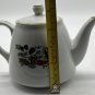Vintage Ceramic Porcelain Teapot Nuts and Berry Design with Green Trim
