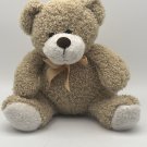 Burton + Burton Shaggy 11" Teddy Bear Plush Stuffed Animal Plaid Bow #9722096