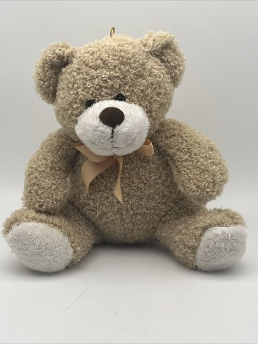 Burton + Burton Shaggy 11" Teddy Bear Plush Stuffed Animal Plaid Bow #9722096