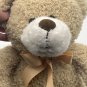 Burton + Burton Shaggy 11" Teddy Bear Plush Stuffed Animal Plaid Bow #9722096