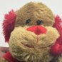 Dog Puppy Valentine Plush Stuffed Toy BE MINE T SHIRT 10" Walmart red ears nose
