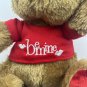 Dog Puppy Valentine Plush Stuffed Toy BE MINE T SHIRT 10" Walmart red ears nose