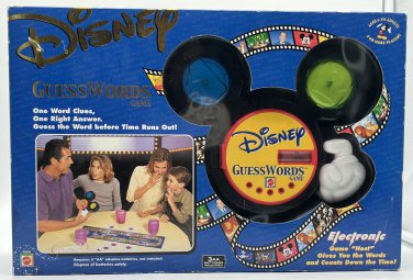 Disney Mattel Electronic Guess Words Game 100% Complete 2001 TESTED/WORKS