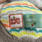 Bright Starts Taggies Puppy Dog Plush Stuffed Animal Rattle Weeble Toy 8"